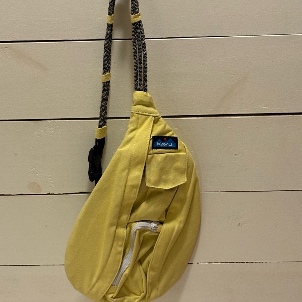 Kavu Bright Yellow Rope Bag